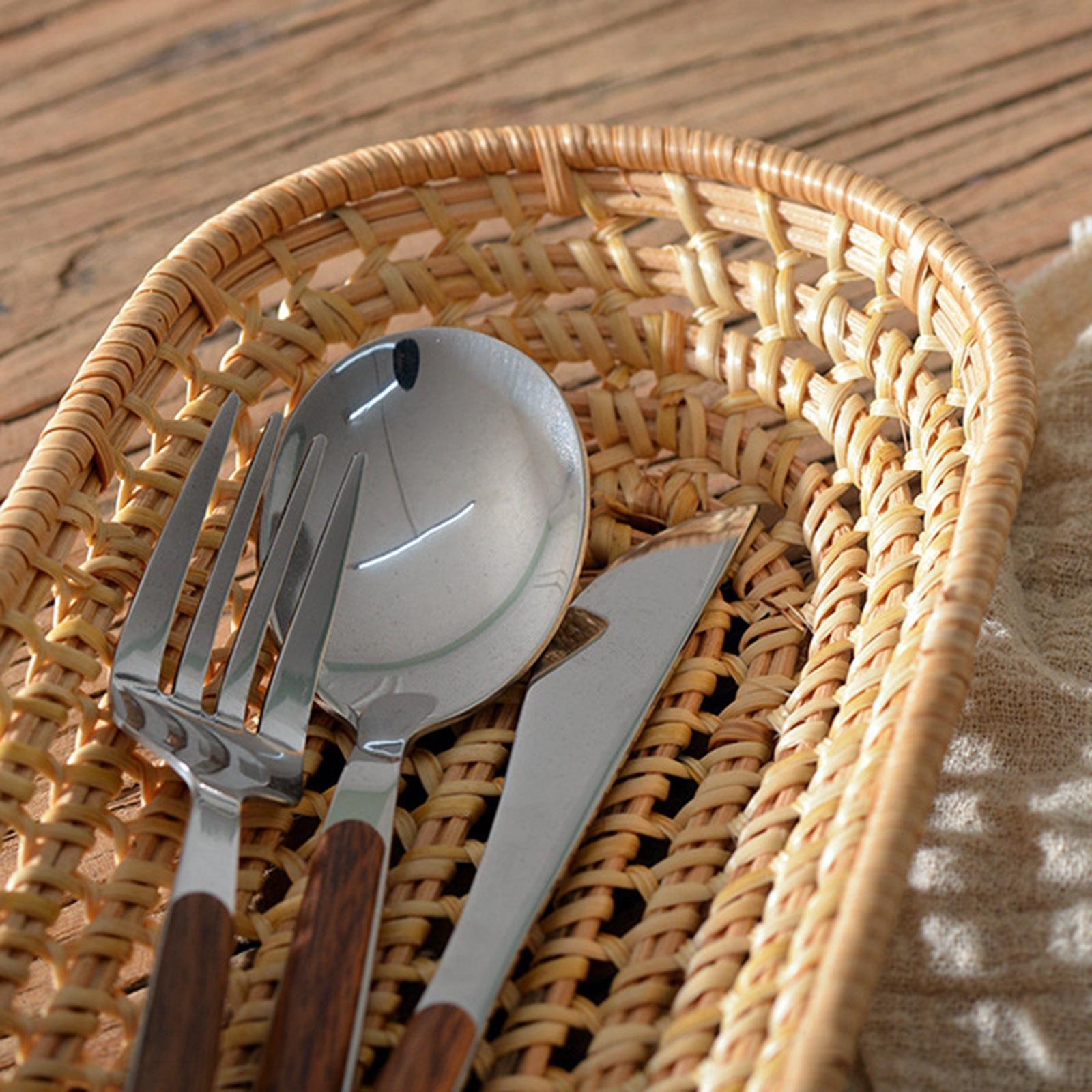 Fruit Bread Basket Tray Storage Basket Woven Fruit Basket Eco-friendly S