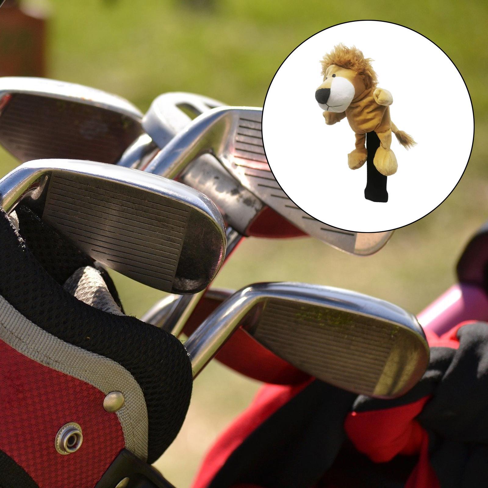 2 Pieces Golf Club Headcover Wood Driver Head Cover Protector Sleeves