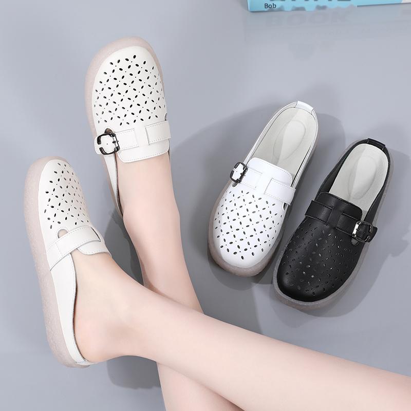 Giao hàng nhanh xăng đan dép chịu mài mòn chống trơn trượt đi trong nhà dép đi trong nhà mùa hè giày nữ còn hàng