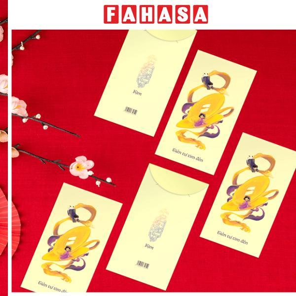 Bộ 5 Bao Lì Xì Ngũ Hành Nghinh Xuân - Kim - Sdstationery