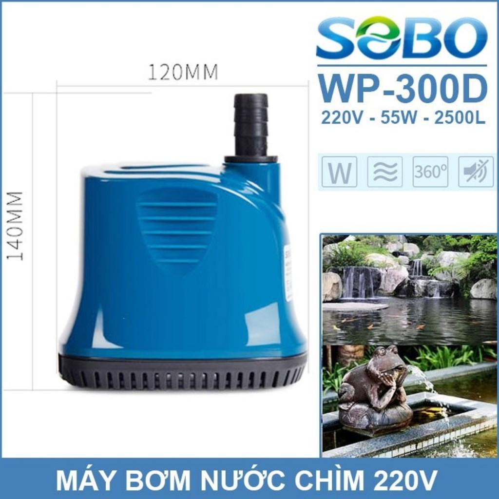 Máy Bơm hút đáy hồ cá 35w 360 độ SOBO WP-300D