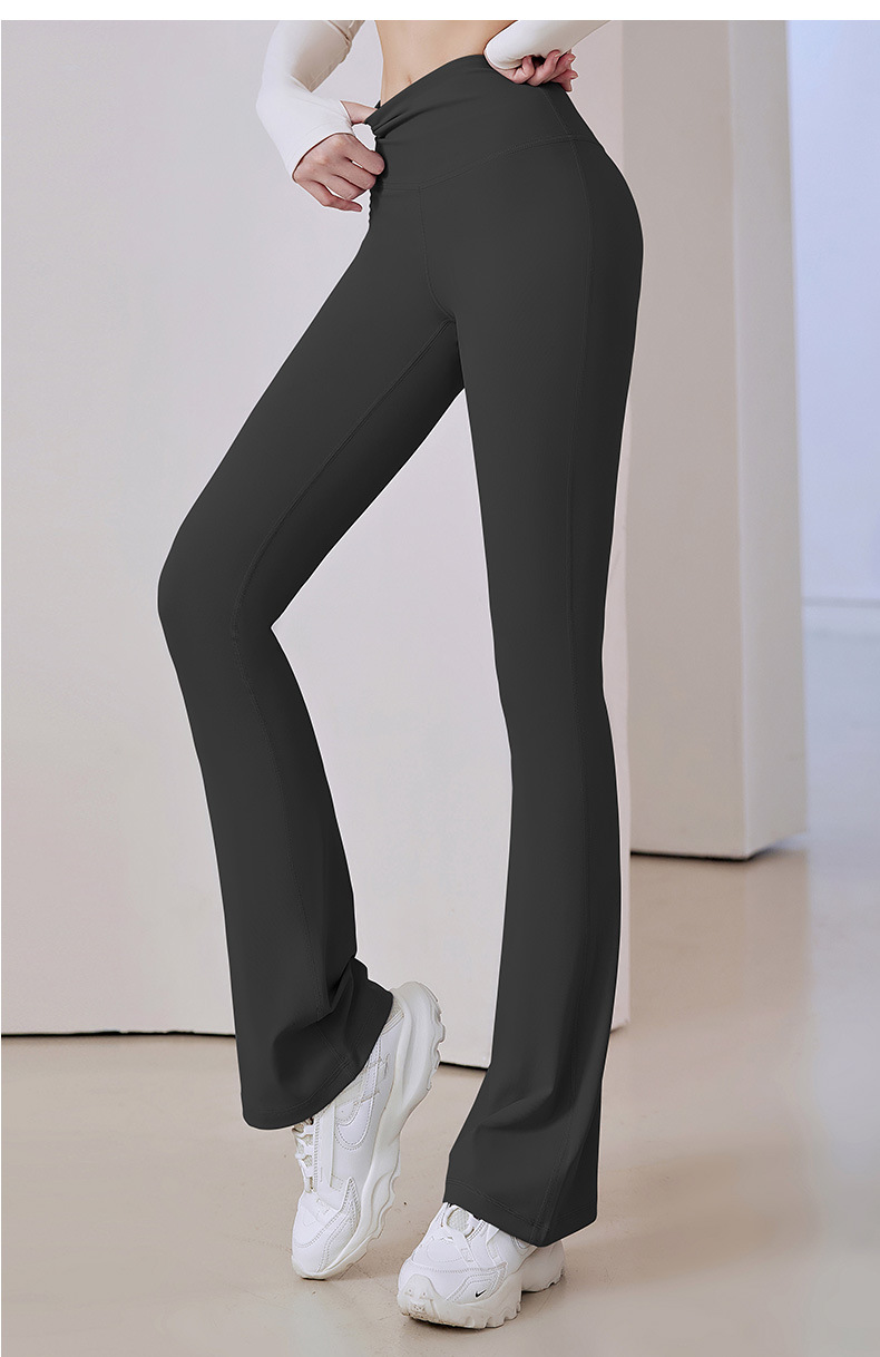 Quần ống loe nữ dáng dài, quần legging nữ kiểu ôm ống loe mặc nhà, đi chơi, đi tập đều được