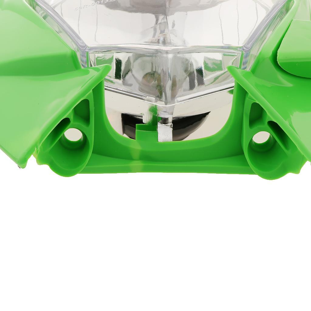 12V Front Head Lamp Headlight Fairing Kit for   Motorcycle Dirt Bike