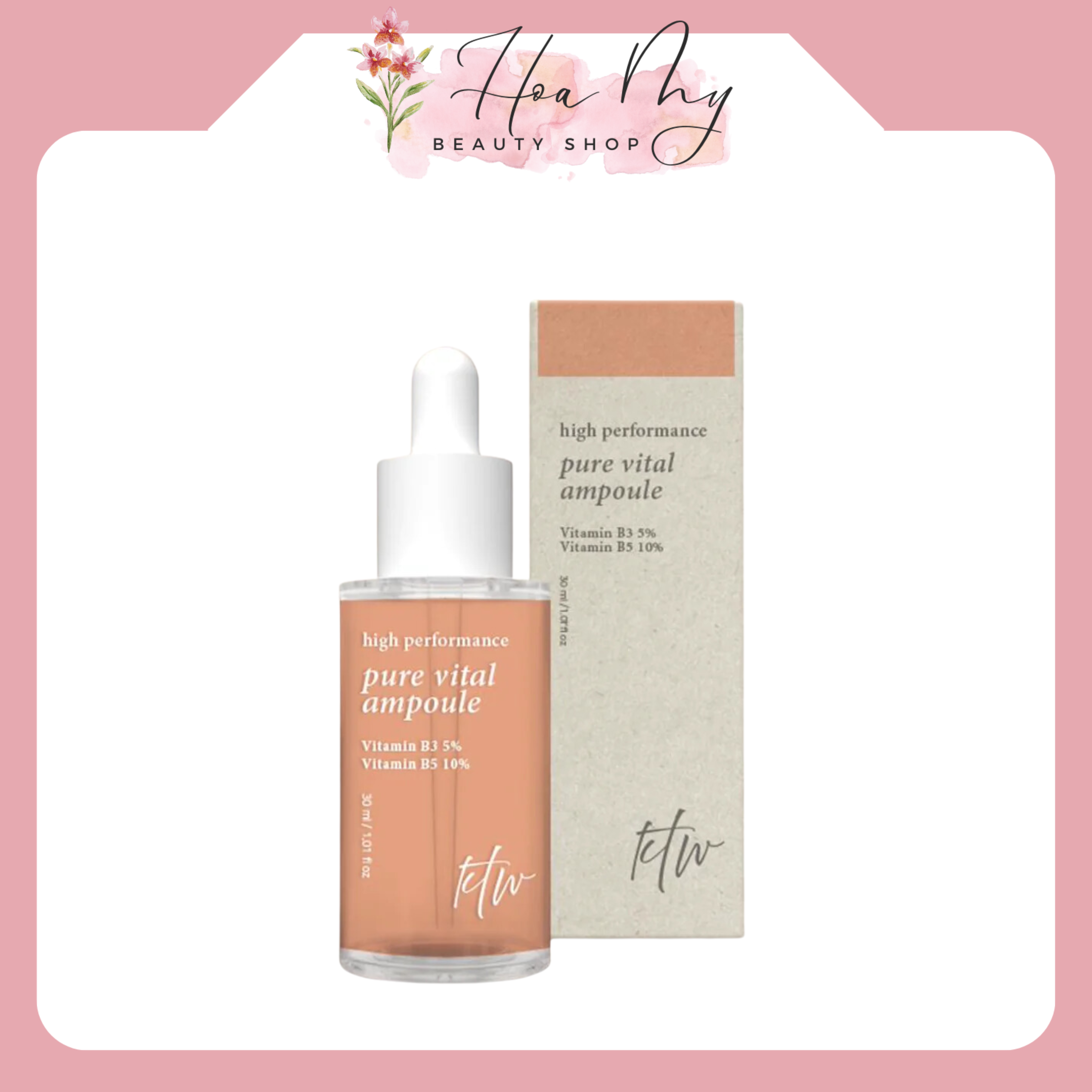 Serum Pure Vital Ampoule 30ml dưỡng trắng và phục hồi da 30ml