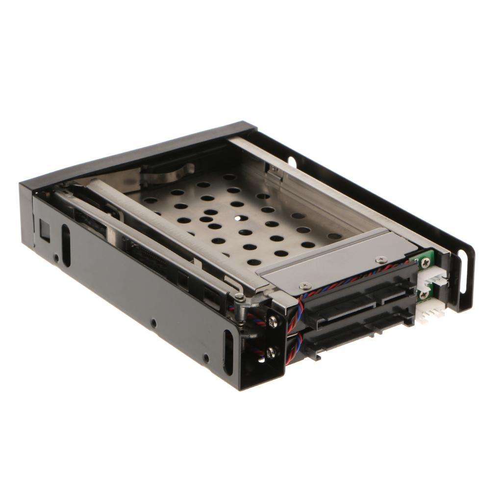 2.5'' Trayless Hot Swap Mobile Rack Backplane Dual Drive Enclosure