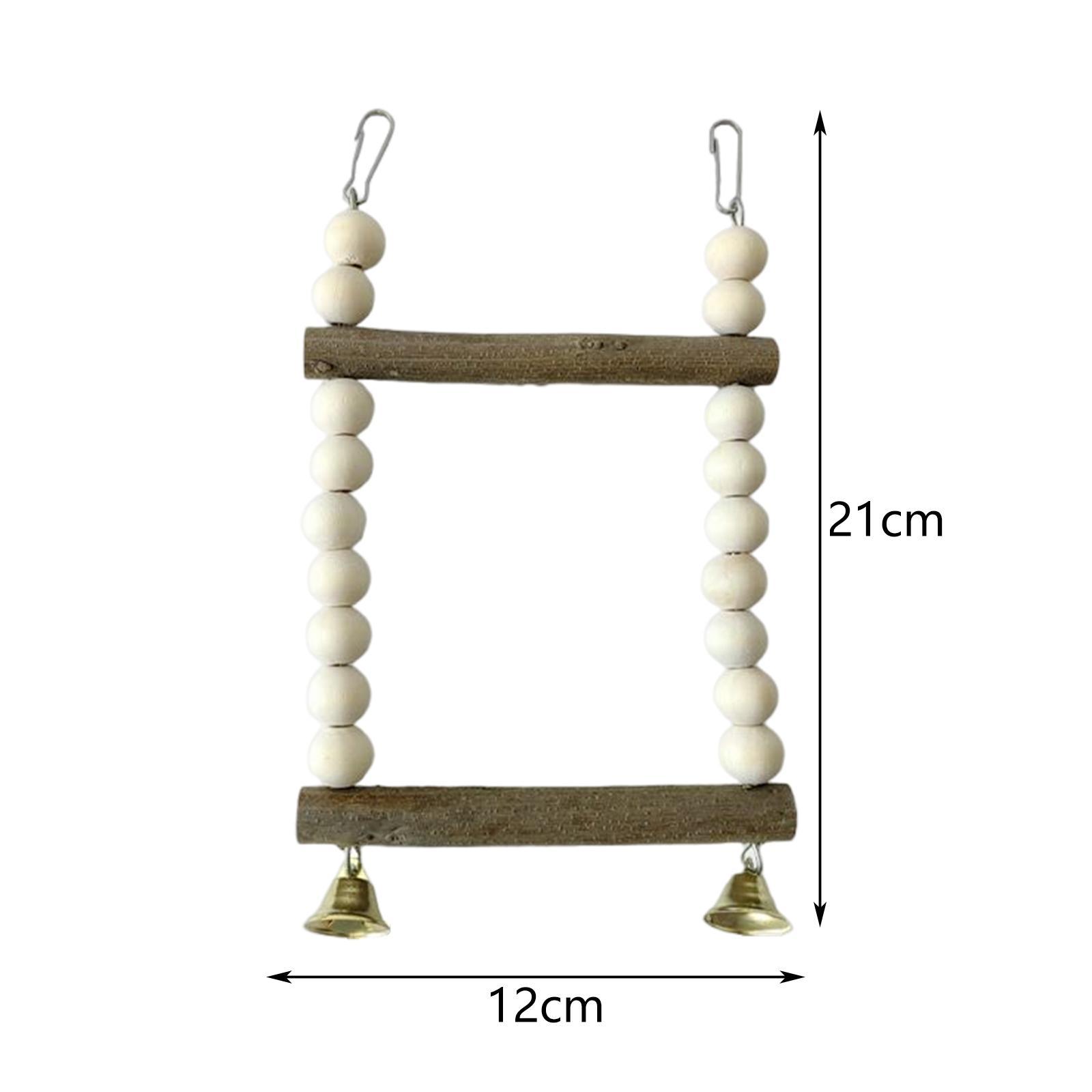 Parrots Cage Hanging Toys Chewing Bite Small Parakeets Training Bird Swing