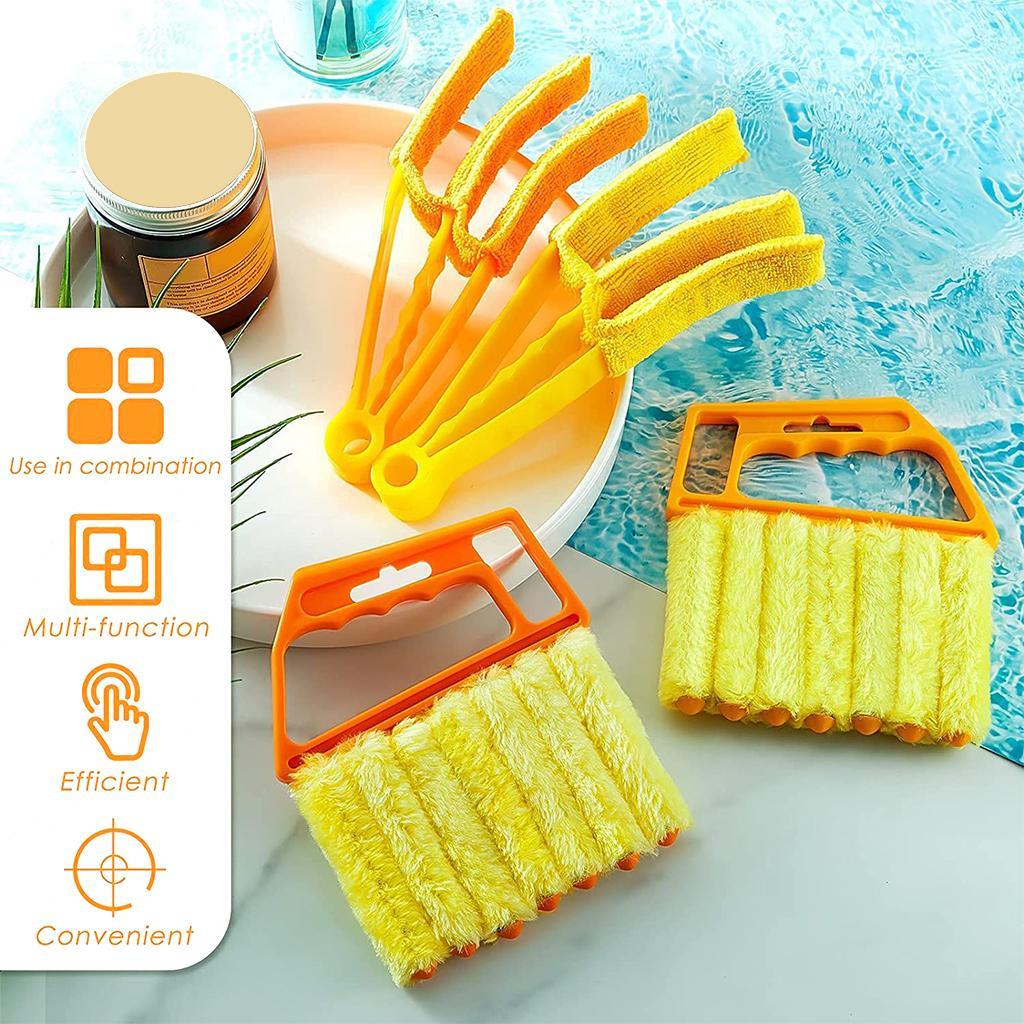 Blinds Duster 7 Finger Blinds Cleaning Brush for Window Air Conditioners