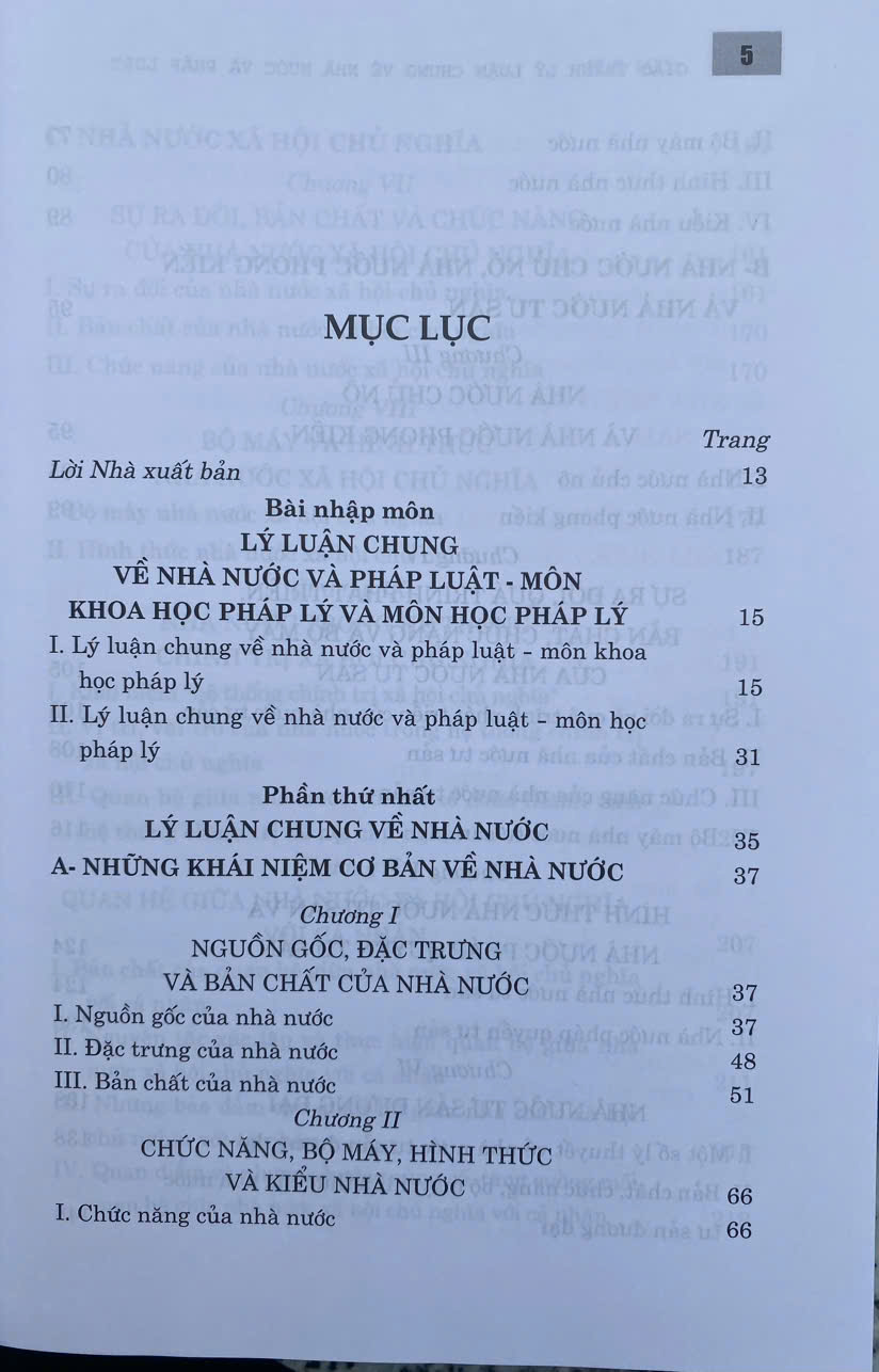 Giáo Trình Lý Luận Chung Về Nhà Nước Và Pháp Luật  ( Dành Cho Đào Tạo Đại Học, Sau Đại Học Và Trên Đại Học Ngành Luật )