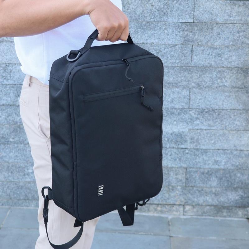 Balo học sinh, sinh viên thời trang unisex với chất dù cao cấp nhẹ bền - BOM