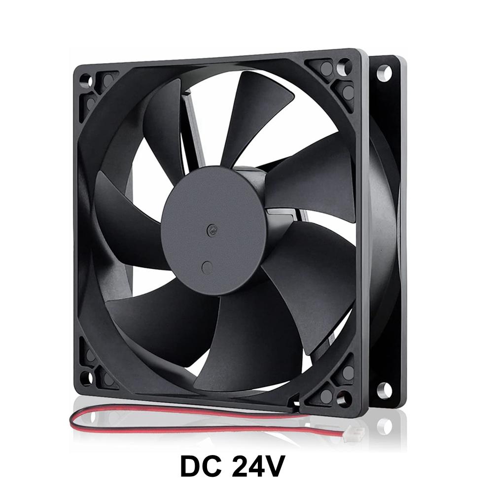 92mm x 92mm x 25mm 12V 24V 2pin DC Quạt làm mát không chổi than 9225 máy tính máy tính máy tính