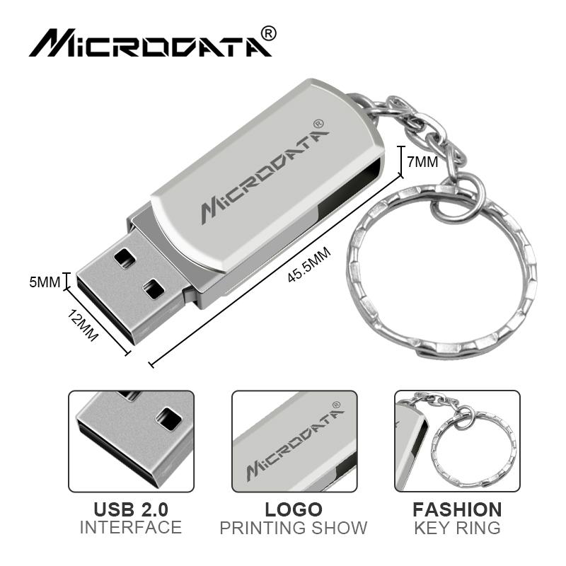 Ổ đĩa flash USB 64GB kim loại Pendrive 4GB tốc độ cao USB Stick 32GB Pen Drive 16GB USB flash