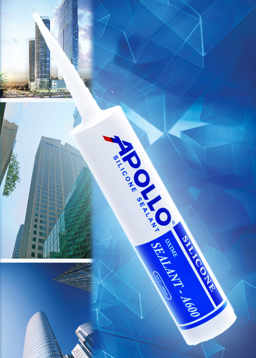 Keo silicon Apollo A600 chống thấm tốt, bền bỉ 300ml