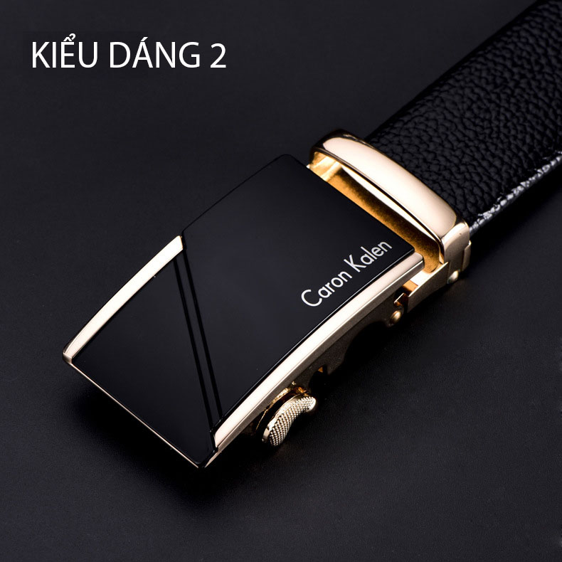 Thắt lưng/ dây nịt nam da bò cao cấp mã 74230DIE - Kiểu 4