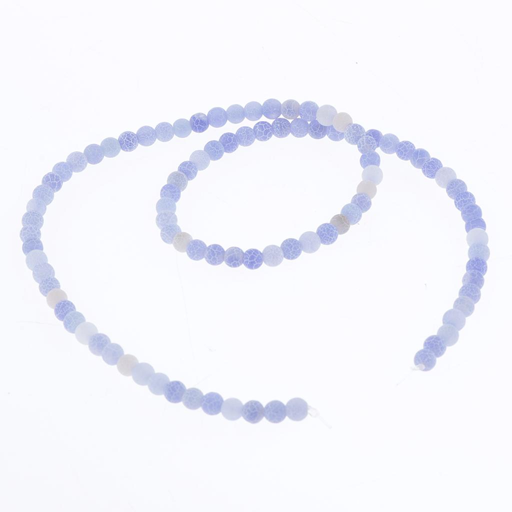 Smooth Surface Agate Stone Round Loose Bead for Jewelry Necklace Making