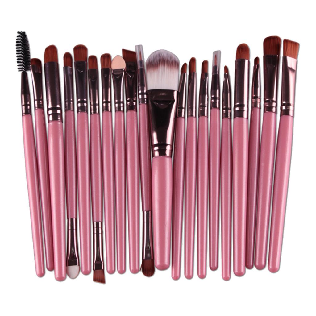 20 Pcs/Set Professional Make Up Brush Set Beauty Cosmetic Tool