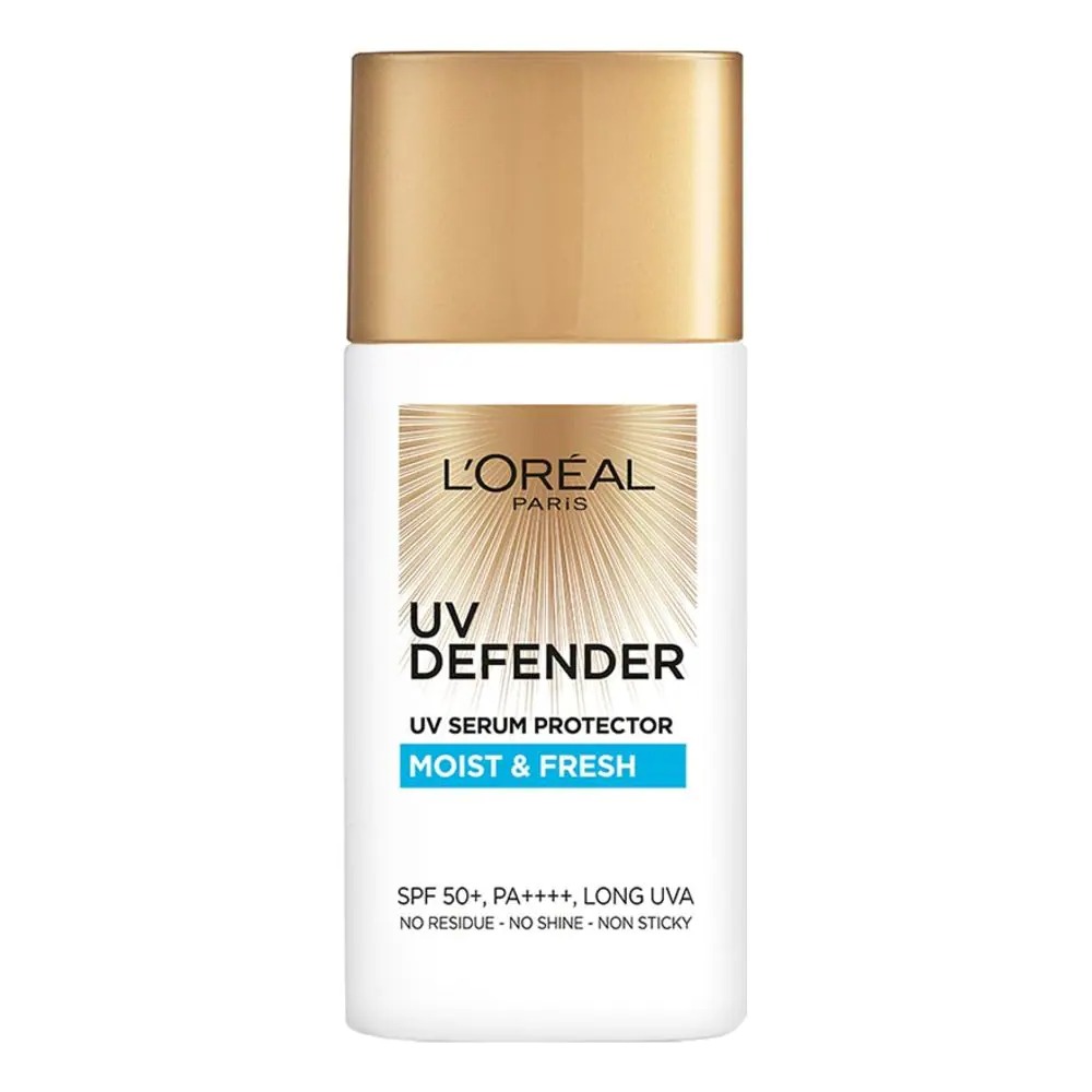 Kem Chống Nắng LOREAL Dưỡng Ẩm Mịn Mượt Da 50ml UV Defender Moist &amp; Fresh SPF 50+ PA ++++