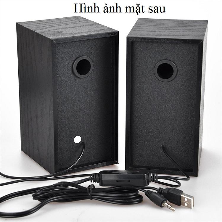 Bộ 2 loa nghe nhạc để bàn siêu trầm âm thanh chất lượng HiFi cực đỉnh V-7