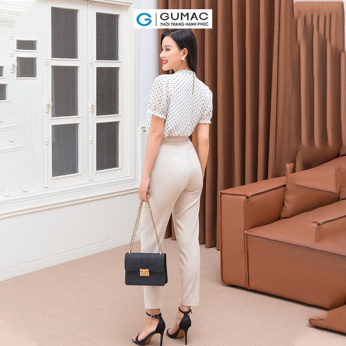 Quần tây cơ bản thời trang GUMAC QD10059