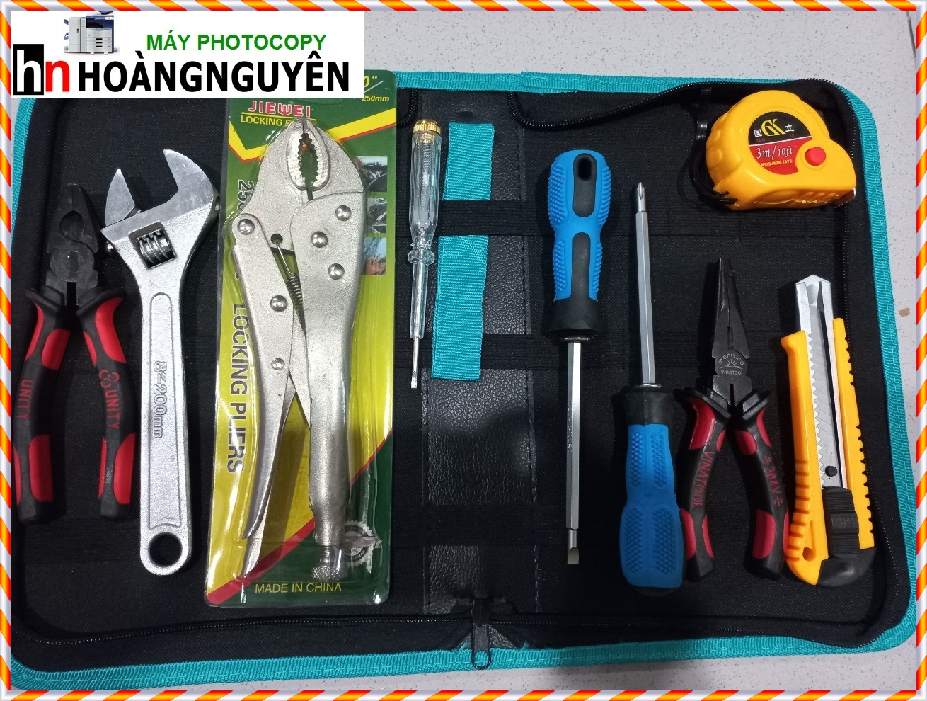 BỘ DỤNG CỤ SỬA CHỮA ĐIỆN NƯỚC 9 MÓN CÓ TÚI DC3
