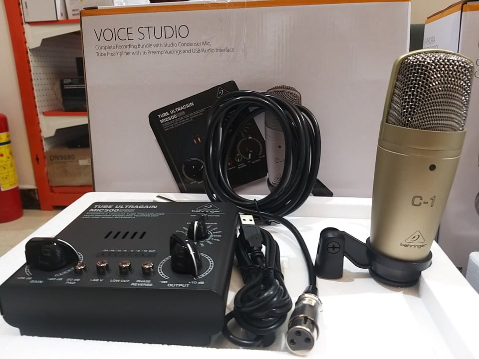 Bộ Thu âm Behringer VOICE STUDIO Recording Package-Hàng Chính Hãng