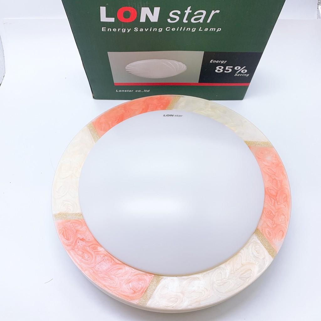 Đèn ốp trần trang trí ban công,phòng vệ sinh,cầu thang 32W phi 32cm ốp nổi tròn Thương hiệu LONstar