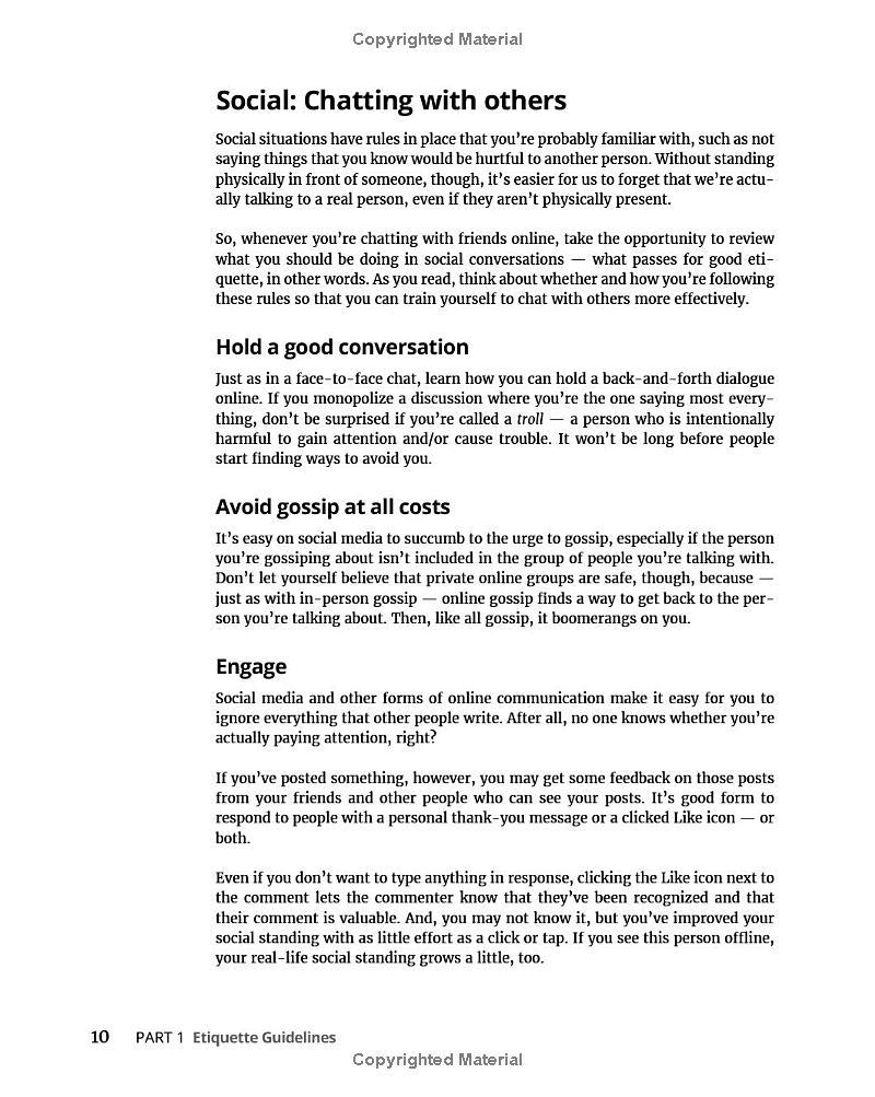 Sách ngoại văn: Digital Etiquette For Dummies