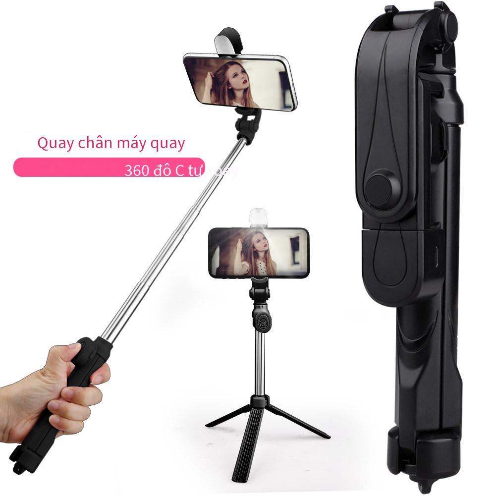 Đảm Bảo Chất Lượng Gậy Selfie Bluetooth Không Dây Di Động Chân Máy Kính Thiên Văn Cầm Tay Xoay 360° Có Đèn Lấp Đầy Giá Đỡ Điện Thoại Di Động