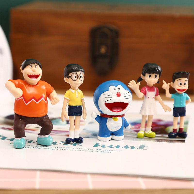 Bộ mô hình Doraemon 5 nhân vật