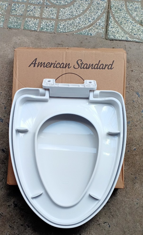 Nắp nhựa dùng cho bồn cầu  đóng êm SCCNI 1518S-WT-hàng chính hãng American Standard