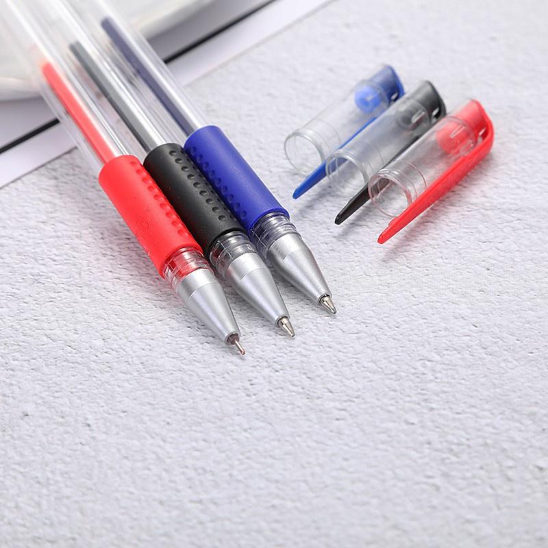 Combo 100 bút bi nước văn phòng 0.5mm mực đều, bút bi nước viết êm tay không lem mực
