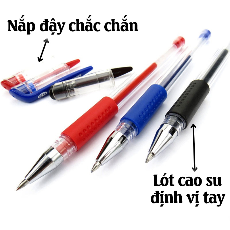 Bút Bi Bút Mực Nước Bút Gel Bút Viết 0.5mm Xanh Đen Đỏ Tím Giao Hỏa Tốc Văn Phòng Legaxi