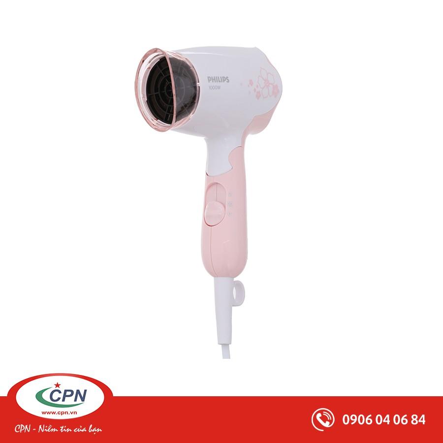 Máy sấy tóc Philips HP8108, Công suất 1000W, 2 chế độ sấy, có thể gập lại, nhỏ gọn dễ sử dụng- Hàng chính hãng