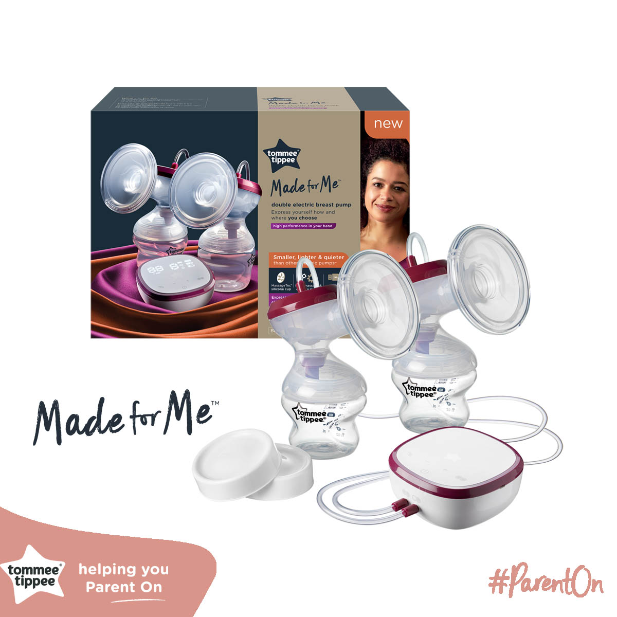 Máy hút sữa điện đôi Tommee Tippee - Made for Me