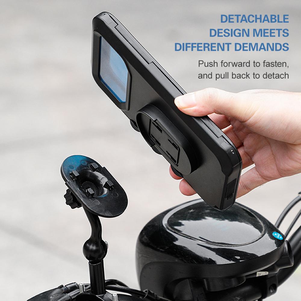 Giá Đỡ Điện Thoại 7 Inch Không Thấm Nước Cyclingbox Xoay 360 ° Có Thể Điều Chỉnh Cho Xe
