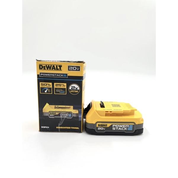 PIN DEWALT 20V MAX 1.7AH 5.0AH POWERSTACK THẾ HỆ MỚI DCBP034 DCBP520- CHÍNH HÃNG