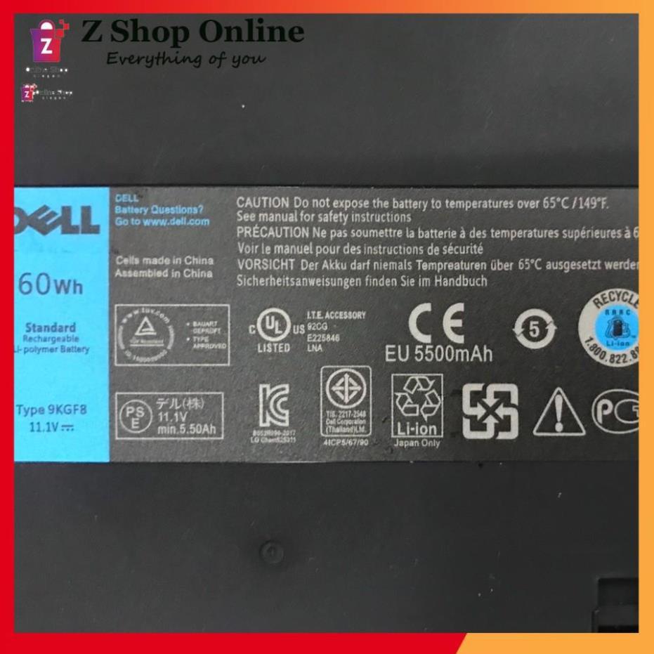 Pin (Battery) Dùng Cho Dell Latitude 6430u E6510u 312-1425 9KGF8 Original