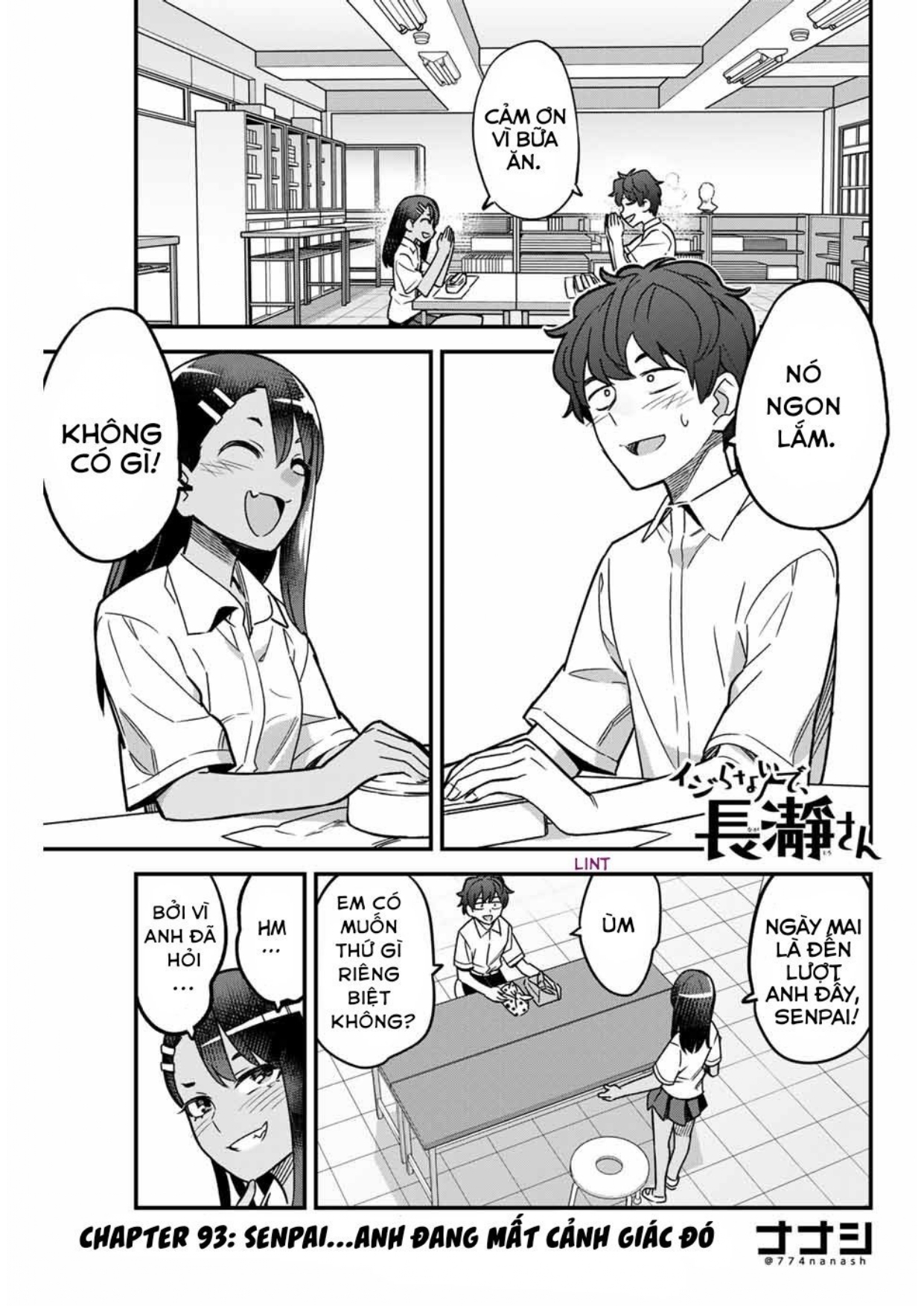 Please Don't Bully Me - Nagatoro-San Chapter 93: Senpai...Anh đang mất cảnh giác đó - Trang 0