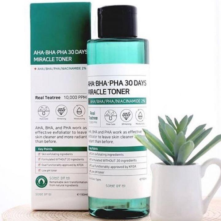 Combo 3 Sản Phẩm Trị Mụn Some By Mi Aha-Bha-Pha 30 Days Miracle - Tặng 1 Miếng Dán Mụn Some By Mi