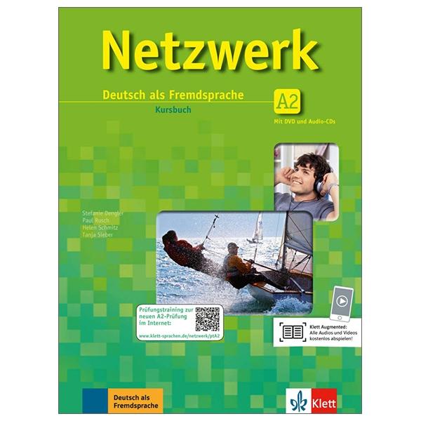 Netzwerk A2: Deutsch als Fremdsprache. Kursbuch mit 2 DVDs und 2 Audio-CDs