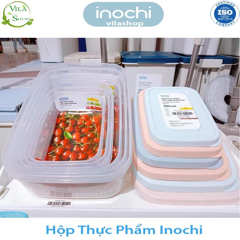 Hộp Thực Phẩm, Hộp Nhựa Chữ Nhật Cao Cấp Inochi - Không Mùi Nhựa Sử Dụng An Toàn Trong Lò Vi Sóng