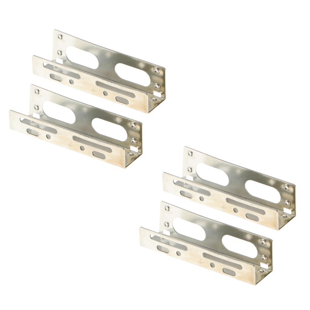 2pcs Interface 3.5inch SSD HDD Hard Drive to 5.25 inch Bay Mounting Bracket