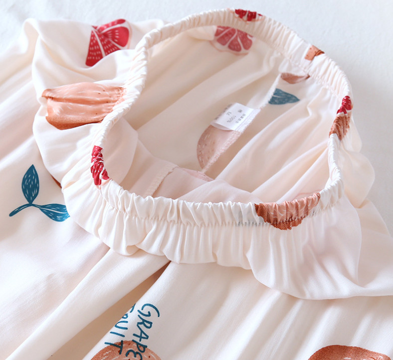 Đồ Bộ Nữ Dài Tay, Pijama Mặc Nhà Cho Nữ  Bigsize  Azuno BN2111 Chất Liệu Cotton Lụa Có Thể Mặc Mùa Hè