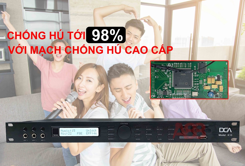 Vang số DGA K10 - Hàng chính hãng