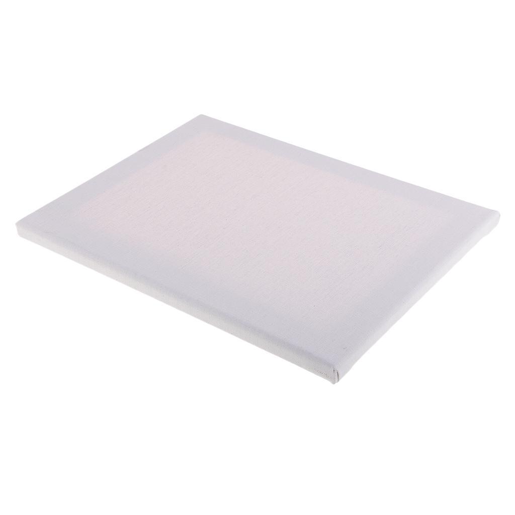 2x 12"x8" 8"x16" Blank Wooden Frame Canvas Panel Boards For Oil Painting