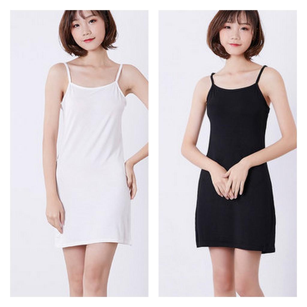 COMBO 2 VÁY LÓT THUN HAI DÂY ĐẦM LÓT