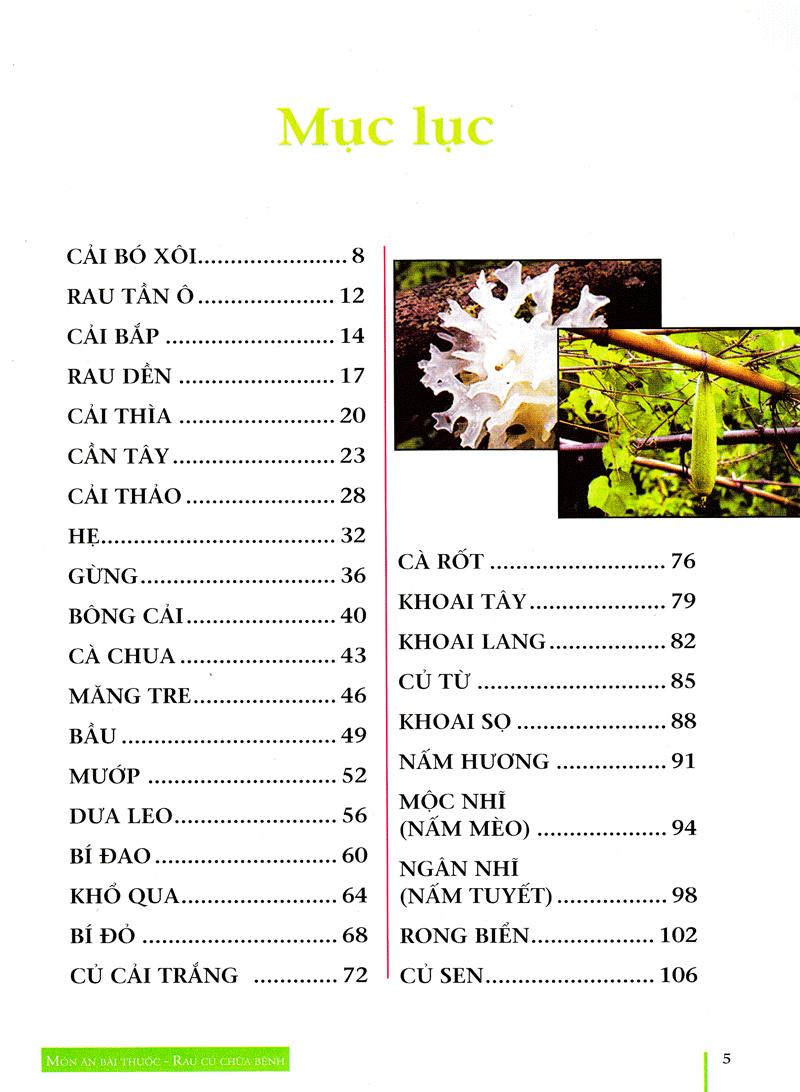 Rau Củ Chữa Bệnh