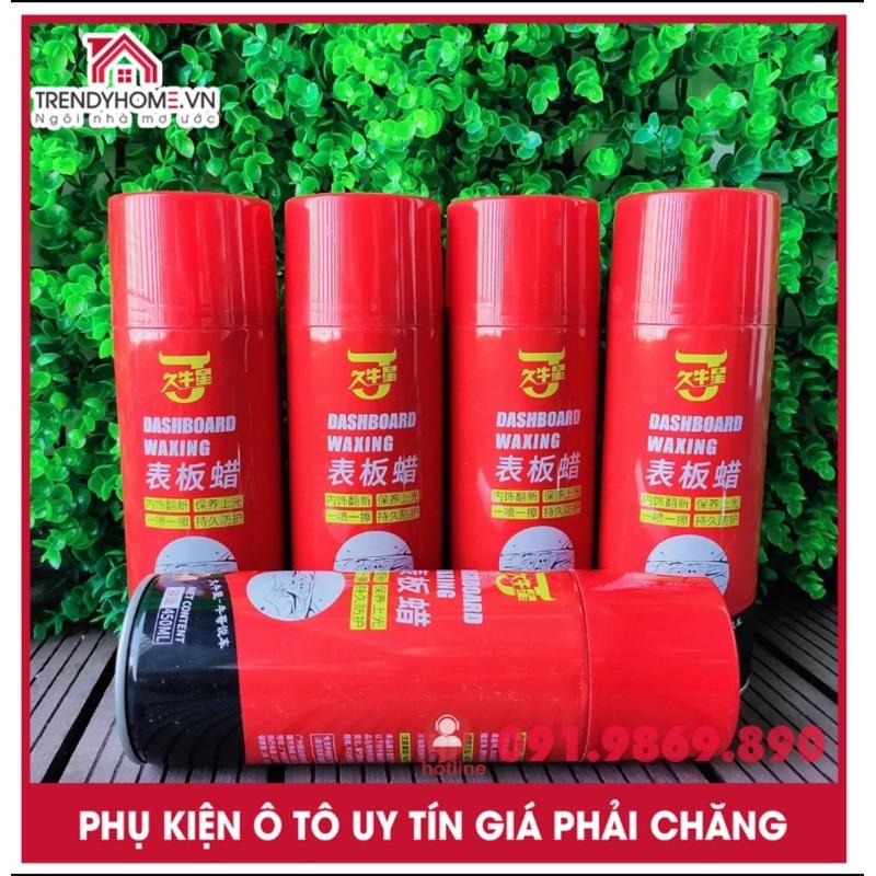 Dung Dịch Dưỡng, Phục Hồi Nhựa Nhám, Làm Đen nhựa nhám, Làm Mới Ghế Da DASHBOARD WAXING 450ml