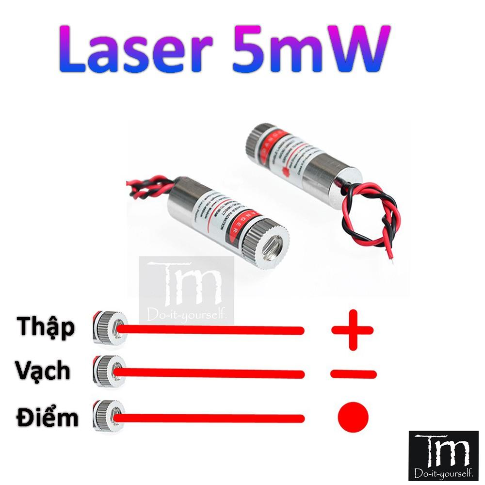 Đầu Phát Laser 5mW Định Vị Chữ Thập - Vạch - Điểm