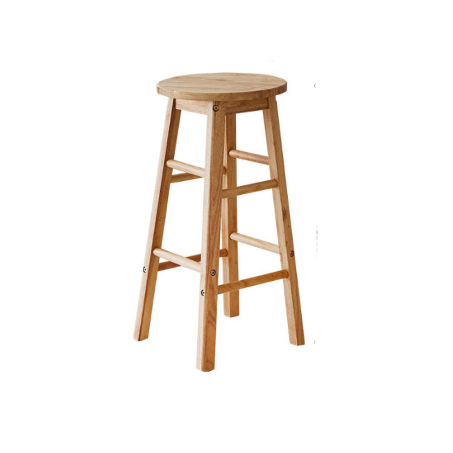 Ghế Bar Gỗ cao 74cm Bar Stool  TC205 - Gỗ Cao Su cao 74cm