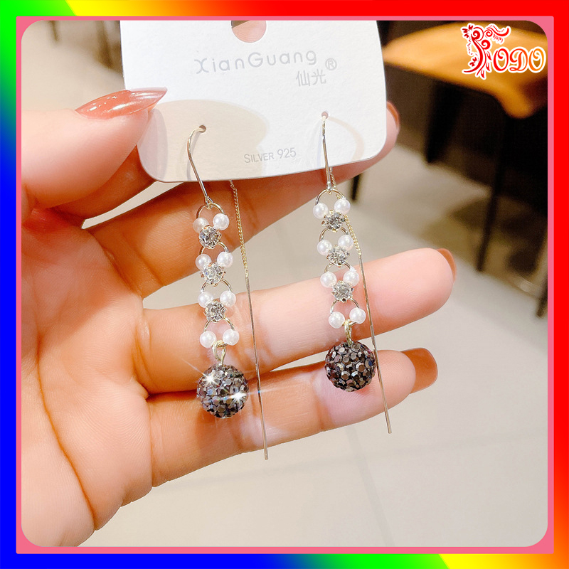 Bông tai kiểu sang trọng VA47 đơn giản xuân hè đi dạo lấp lánh xu hướng mới dễ thương thu đông - [Thời Trang ToDo